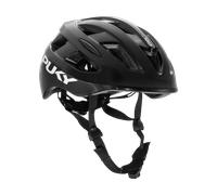 PUKY Casco M nero, ideale per circonferenza della testa 54 - 58 cm, leggero e ventilato, robusto policarbonato e schiuma EPS, modulo luce e visibilità a 360°, design elegante e opzioni di colore