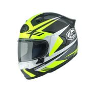 Arai Quantic Mark Casco, nero-bianco-giallo, taglia S per maschi
