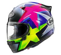 Arai Quantic Star, casco integrale L female Blu/Giallo/Fucsia/Nero