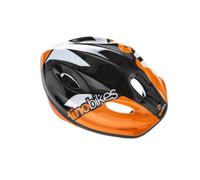 CASCO RAPTOR BAMBINO NERO/ARANCIO 52-56 CM DINO BIKES CASCORP