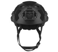 Casco Regolabile FAST SF Super High Cut Sabbiato Con Guide Tattiche E Supporto NVG(BK)