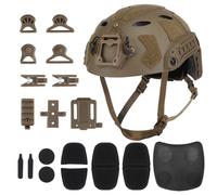 Casco Regolabile FAST SF Super High Cut Sabbiato Con Guide Tattiche E Supporto NVG(T)