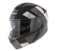 Casco ribaltabile Axxis Storm S SV Diamond B22 nero opaco grigio