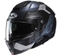 Casco ribaltabile HJC i91 Carst MC5SF nero e blu L
