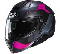 Casco ribaltabile HJC i91 Carst MC8SF nero e rosa S