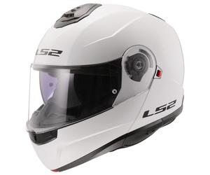 Casco ribaltabile LS2 FF908 Strobe II bianco lucido M