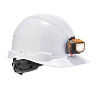 Casco rigido con luce, stile cappello, sospensione a cricchetto Ergodyne Skullerz 8970LED, bianco