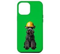 Casco rigido giallo Kerry Blue Terrier per cani da lavoro Custodia per iPhone 12 Pro Max