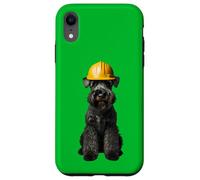 Casco rigido giallo Kerry Blue Terrier per cani da lavoro Custodia per iPhone XR