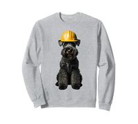 Casco rigido giallo Kerry Blue Terrier per cani da lavoro Felpa