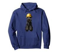 Casco rigido giallo Kerry Blue Terrier per cani da lavoro Felpa con Cappuccio
