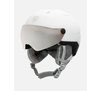 Casco Rossignol Fit Impacts bianco con lente a specchio grigia donna - M-L