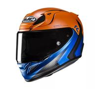 HJC RPHA 12 Kos Casco, blu-arancione, taglia L per maschi