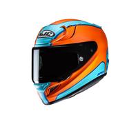 Casco RPHA 12 RESPON Arancione Azzurro HJC - UE: M