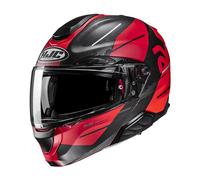 HJC RPHA 91 Blat Casco, nero-rosso, taglia M per maschi