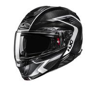 Casco RPHA 91 CARBON LAGOS Nero Bianco HJC - UE: XL