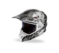 HJC R-PHA X Seeze Casco cross, nero-bianco, taglia S