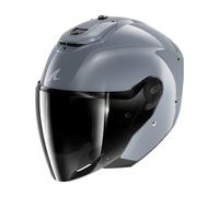 SHARK Casco Jet RS Jet Carbon Dark Shadow Gun Silver Taglia S