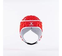 Casco Rugby Gilbert XP 250 Rosso (Headguard), Taglie Senior/Junior (XS (S Junior))