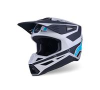 Casco S-M3 HEAT Argento Blu ALPINESTARS - UE: XL