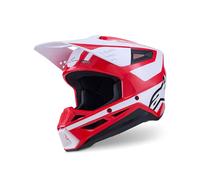 Casco S-M3 HEAT Rosso Bianco ALPINESTARS - UE: XS