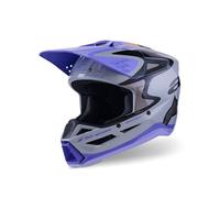 Casco S-M3 JETTSON Viola Grigio ALPINESTARS - UE: S