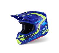 Alpinestars S-m7 Deed Ece22.06 Off-road Helmet Blu M