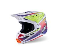 Casco S-M7 FUSE Giallo Fluo Viola ALPINESTARS - UE: XL