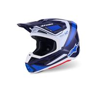 Casco S-M7 RISE Blu Bianco ALPINESTARS - UE: S