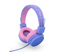 Casco Safe Kids con cavo Jack Rosa/Lila - Nouvo