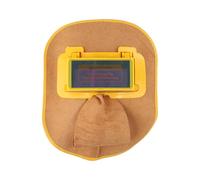 Casco saldatore pelle di mucca sbrinata resistente al fuoco traspirante comodo