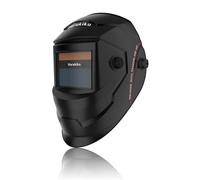 Casco Saldatura Automatico Harukiku | Doppio Sistema Solare+Batteria | Maschera Saldatore DIN4-9/13, Classe Ottica 1/1/1/1 con Tecnologia Auto-Oscuramento