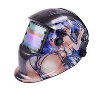 Casco Saldatura,Maschera Saldaturas Casco per la maschera di saldatura elettrica Auto Scaricamento Scarichi regolabile per le lenti per Elettricista Attrezzatura protezione Imballaggio(Style G)