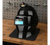 Casco Saldatura Mentoniera Lunga Modulo Sensore Superiore Casco Saldatura Nero