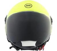 CASCO SCOOTER MOTO BHR JET DEMI 832 MINIMAL OMOLOGATO ECE 22.06 GIALLO FLUO