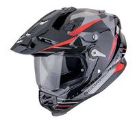 Scorpion ADF-9000 Air Feat, casco enduro L male Nero/Argento/Rosso