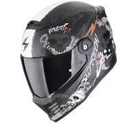 Scorpion Casco integrale Covert FX Skullz Opaco Nero/Grigio/Oro XXL uomo