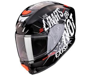 casco scorpion exo-jnr air boum infantile nero / bianco L