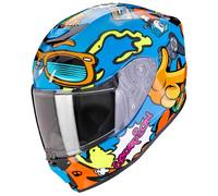 casco scorpion exo-jnr air fun infantile blu / arancio M