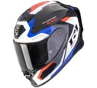casco scorpion exo r1 evo carbon air propel - nero / bianco / rosso XL