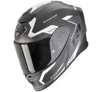 casco scorpion exo r1 evo carbon air propel - nero opaco / argento S