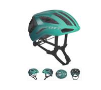 CASCO SCOTT CENTRIC black/electric green (CE) TAGLIA S CON SCONTRINO E GARANZIA