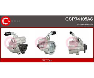CASCO Servo Pompa Idraulico per Alfa Romeo 156 932_ Ragno 916S_937 CSP74105AS