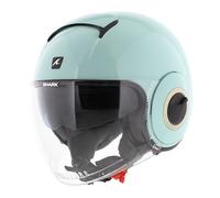 Casco Shark Nano bianco verde lucido GRN - Taglia XS