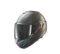 CASCO SHARK OXO DARK SHADOW NERO OPACO MATT BLACK MODULARE APRIBILE 180°