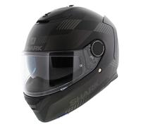 Casco Shark Spartan 1.2 Strad nero opaco antracite grigio argento