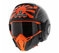 Casco Shark Street Drak Zarco Malaysia GP nero lucido arancione