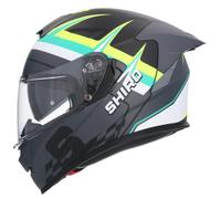 Casco Shiro Helmets Raptor Pegasus nero opaco SV (M 57/58)