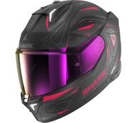 CASCO SKWAL I3 LINIK MAT BLACK VIOLET ANTHRACITE | SHARK | MotoCharlie