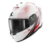 Casco Integrale Shark Skwal i3 Speed-Tech Bianco Rosso Nero Lucido S